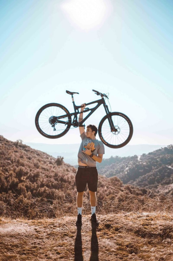 Bike and Man